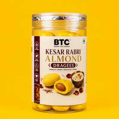 Kesar Rabri Almond Dragees